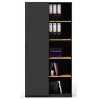 Шкаф офисный Crafto Люк 06 графит / золотистый дуб купить в Минске Шкаф офисный Crafto Люк 06 графит / золотистый дуб купить в Минске