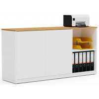 Тумба Crafto Мальта 02 дуб золотистый / белый