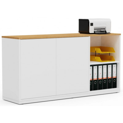 Тумба Crafto Мальта 02 дуб золотистый / белый купить в Минске