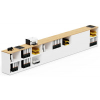 Тумба Crafto Мальта 02 дуб золотистый / белый купить в Минске