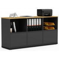 Тумба Crafto Нина 04 дуб золотистый / графит