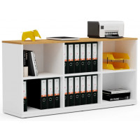 Тумба Crafto Поли 02 дуб золотистый / белый