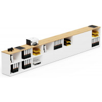 Тумба Crafto Поли 02 дуб золотистый / белый купить в Минске