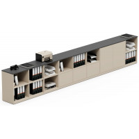 Тумба Crafto Поли 04 графит / латте купить в Минске