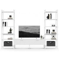 Стенка Crafto Лофт Рокки Симпл 04 белый матовый купить в Минске Стенка Crafto Лофт Рокки Симпл 04 белый матовый купить в Минске