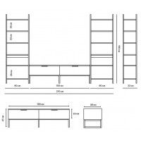 Стенка Crafto Лофт Рокки Симпл 04 белый матовый купить в Минске Стенка Crafto Лофт Рокки Симпл 04 белый матовый купить в Минске