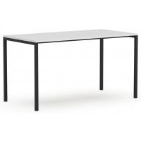 Письменный стол Crafto Рон Лофт 01 белый матовый/черный металл