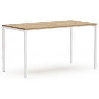 Письменный стол Crafto Рон Лофт 02 белый металл/золотистый дуб