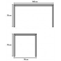 Письменный стол Crafto Рон Лофт 06 графит купить в Минске