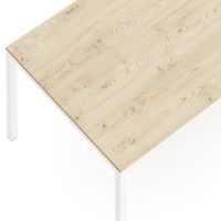 Письменный стол Crafto Рон Лофт 03 белый металл/каштан купить в Минске