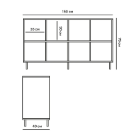 Тумба Crafto Санса 06 (латте графит) купить в Минске Тумба Crafto Санса 06 (латте графит) купить в Минске