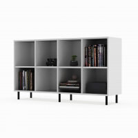 Тумба Crafto Санса 02 (белый черный)