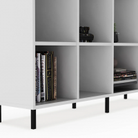 Тумба Crafto Санса 02 (белый черный) купить в Минске