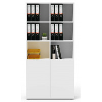 Шкаф офисный Crafto Сид 01 белый