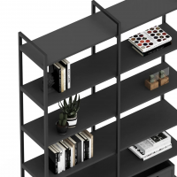 Стеллаж Crafto Cимпл Плюс Лофт 02 (графит) купить в Минске Стеллаж Crafto Cимпл Плюс Лофт 02 (графит) купить в Минске