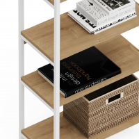 Стеллаж Crafto Симпл Лофт 03 (белый дуб) купить в Минске