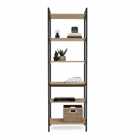 Стеллаж Crafto Симпл Лофт 06 (черный дуб) купить в Минске