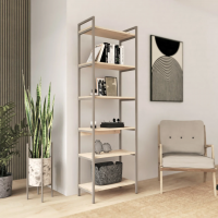 Стеллаж Crafto Симпл Лофт 10 (латте каштан) купить в Минске