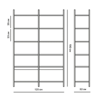 Стеллаж Crafto Cимпл Плюс Лофт 04 (черный латте) купить в Минске Стеллаж Crafto Cимпл Плюс Лофт 04 (черный латте) купить в Минске