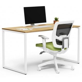 Письменный стол Crafto Тор 02 дуб золотистый / белый