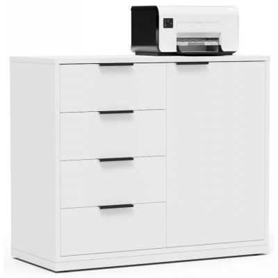 Тумба Crafto Вера 01 белый / черный купить в Минске