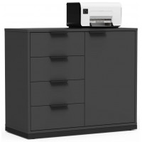 Тумба Crafto Вера 03 графит / черный