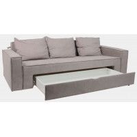 Диван-кровать РИЕМУ Prince Taupe бежевый (черные опоры) купить в Минске