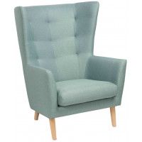 Кресло для отдыха Саари Malmo 72 мятный (натуральные опоры)