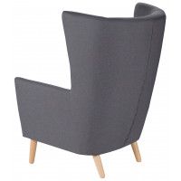 Кресло для отдыха Саари Prince Ash серый (натуральные опоры) купить в Минске