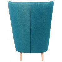 Кресло для отдыха Саари Twist 12 бирюзовый (натуральные опоры) купить в Минске