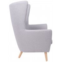 Кресло для отдыха Саари Twist 18 светло-серый (натуральные опоры) купить в Минске Кресло для отдыха Саари Twist 18 светло-серый (натуральные опоры) купить в Минске