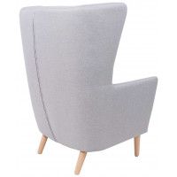 Кресло для отдыха Саари Twist 18 светло-серый (натуральные опоры) купить в Минске Кресло для отдыха Саари Twist 18 светло-серый (натуральные опоры) купить в Минске