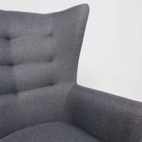 Кресло для отдыха Саари Twist 20 тёмно-серый (натуральные опоры) купить в Минске