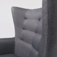 Кресло для отдыха Саари Twist 20 тёмно-серый (натуральные опоры) купить в Минске