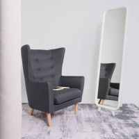 Кресло для отдыха Саари Twist 20 тёмно-серый (натуральные опоры) купить в Минске