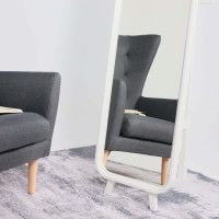 Кресло для отдыха Саари Twist 20 тёмно-серый (натуральные опоры) купить в Минске