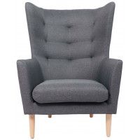 Кресло для отдыха Саари Twist 20 тёмно-серый (натуральные опоры) купить в Минске