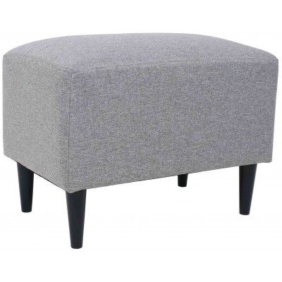 Пуф Тайвас Malmo 90 серый (черные опоры) Пуф Тайвас Malmo 90 серый (черные опоры)