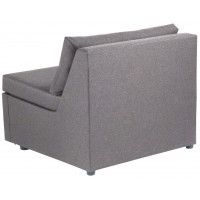 Кресло-кровать Такка Velutto 32 серый (черные опоры) купить в Минске