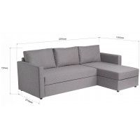 Диван Тилаус КП Velutto 32 серый купить в Минске