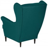 Кресло для отдыха Тойво Prince Petrol лазурно-синий (черные опоры) купить в Минске