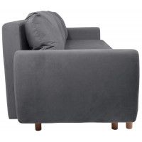 Диван-кровать Тулисия Prince Ash серый (натуральные опоры) купить в Минске