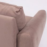 Кресло для отдыха Тулисия Velutto 22 капучино (натуральные опоры) купить в Минске Кресло для отдыха Тулисия Velutto 22 капучино (натуральные опоры) купить в Минске