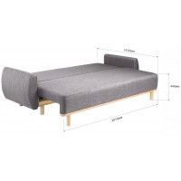 Диван-кровать Тулисия Prince Velutto 32 серый (натуральные опоры) купить в Минске Диван-кровать Тулисия Prince Velutto 32 серый (натуральные опоры) купить в Минске