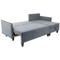 Диван-кровать Туули КП Malmo 90 серый (черные опоры) купить в Минске Диван-кровать Туули КП Malmo 90 серый (черные опоры) купить в Минске