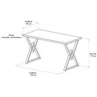 Письменный стол ДОМУС Аксиом (белое подстолье) 90x66 см купить в Минске Письменный стол ДОМУС Аксиом (белое подстолье) 90x66 см купить в Минске