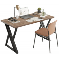 Письменный стол ДОМУС Гранд 120х66 см орех темный/черный купить в Минске Письменный стол ДОМУС Гранд 120х66 см орех темный/черный купить в Минске