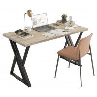 Письменный стол ДОМУС Гранд 120х66 см вяз светлый/черный купить в Минске