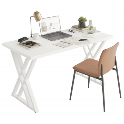 Письменный стол ДОМУС Хилтон 120х66 см белый/белый