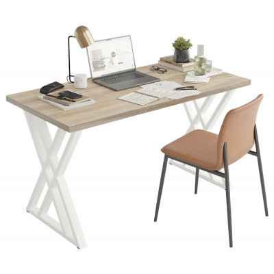 Письменный стол ДОМУС Хилтон 136х66 см вяз светлый/белый купить в Минске